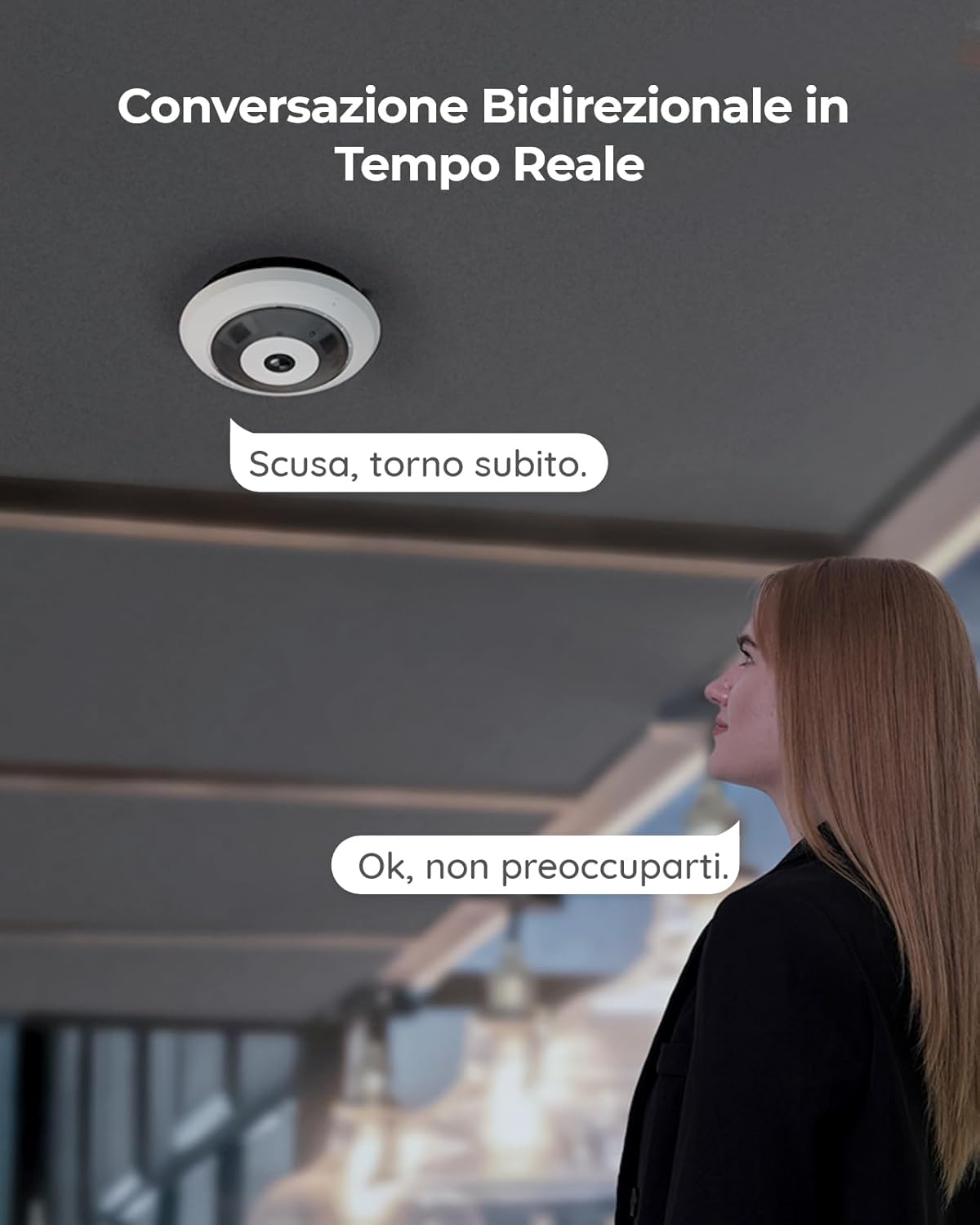 Thumbnail 6 de Reolink 2K+ Telecamera WiFi panoramica 360° per interno