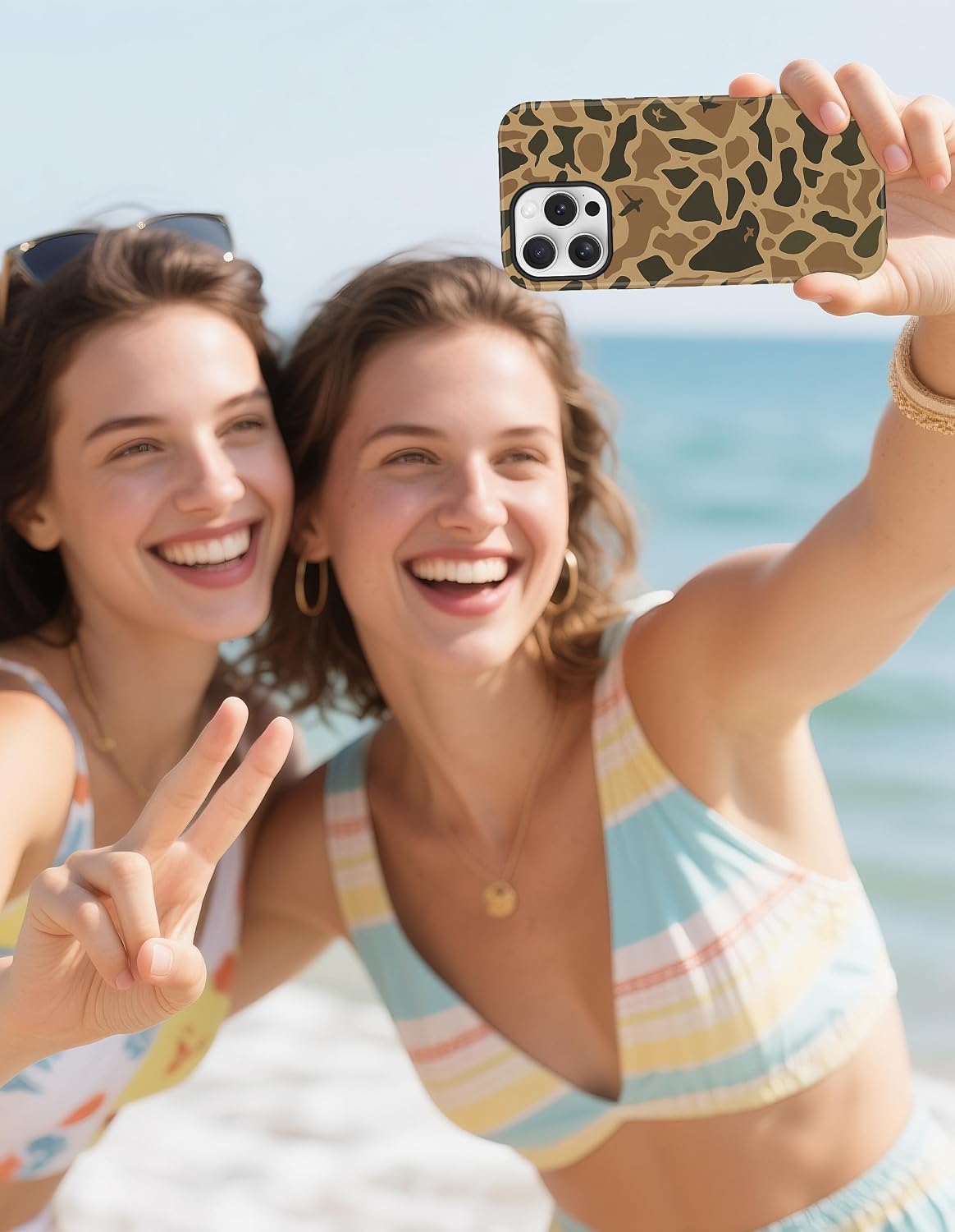 Thumbnail 6 de Jusy Magnetic Camo Case for iPhone 16 Pro, MagSafe-Compatible TPU Cover