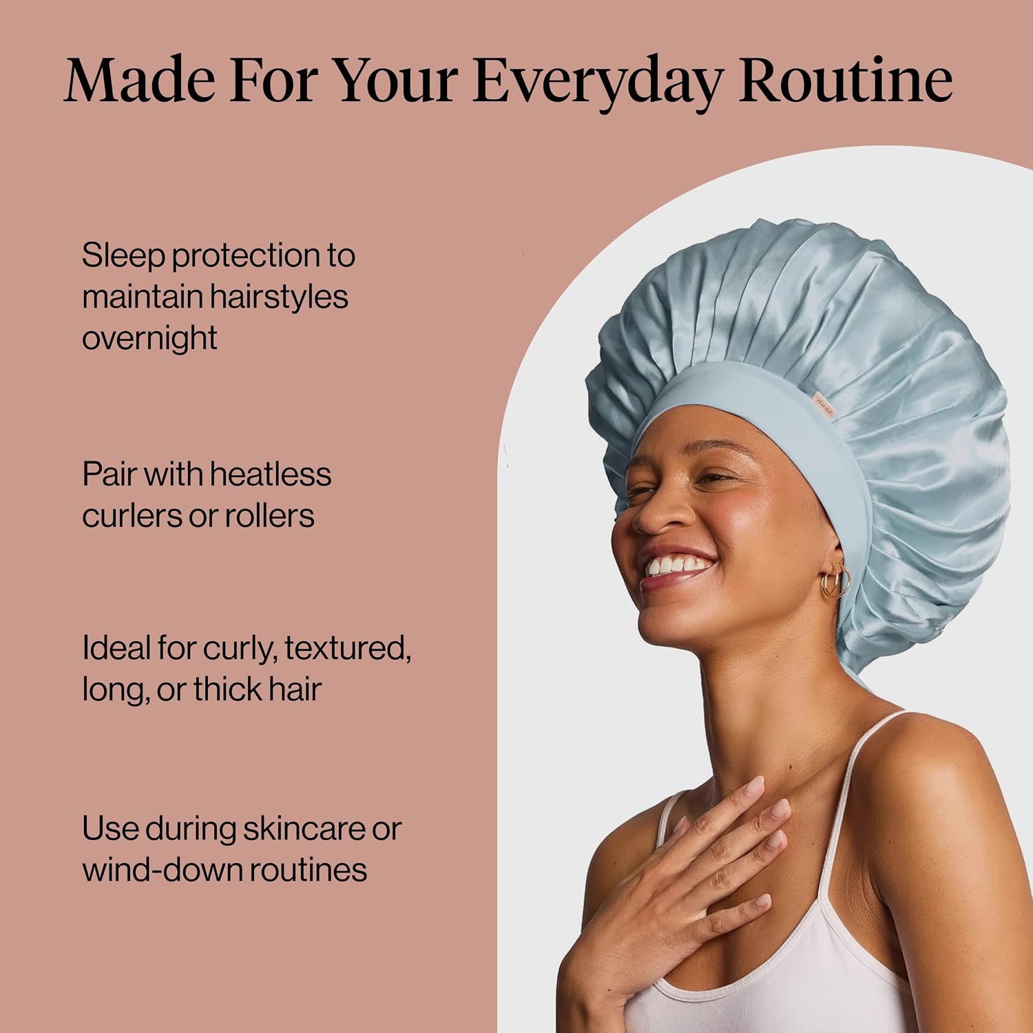 Thumbnail 5 de Kitsch XL Satin Bonnet Adjustable Fit Extra Large 💤