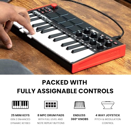 Thumbnail 2 de Akai MPK Mini MK3 25-Key USB MIDI Keyboard Controller