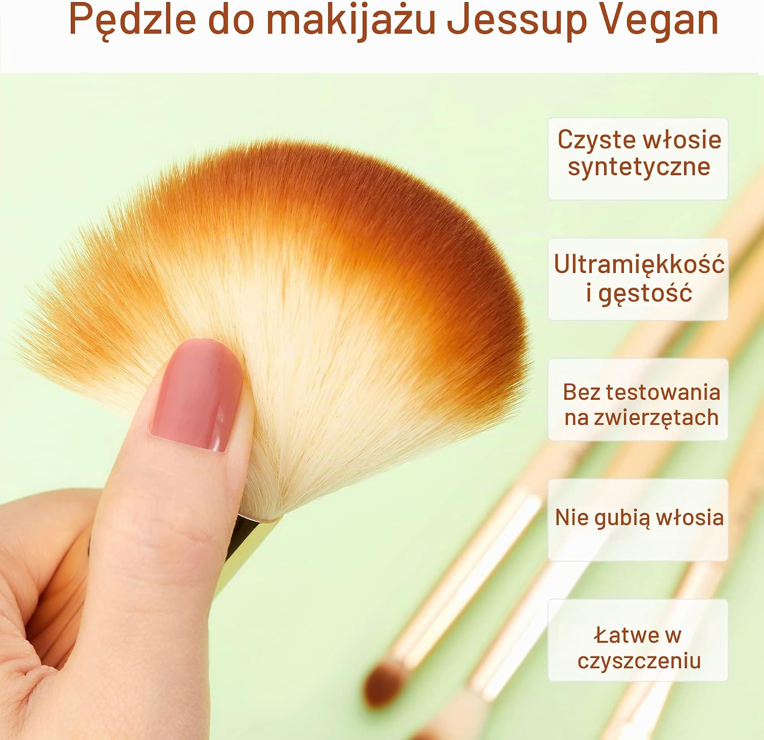 Thumbnail 2 de Jessup T135 – zestaw 25 pędzli do makijażu z bambusowymi trzonkami