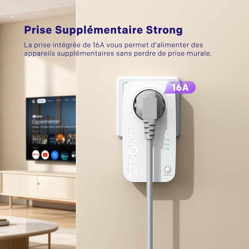 Thumbnail 2 de STRONG AV600 Mbps, box CPL HomePlug, 2 pièces ⚙