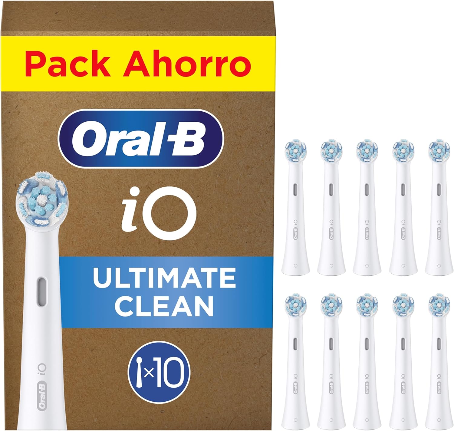 Oral-B iO Ultimate Clean: Pack 10 Cabezales para Cepillos 🦷