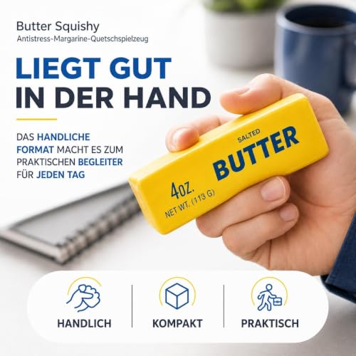 Thumbnail 7 de Butter Squishy – Antistress Margarine Quetsch von TK Gruppe