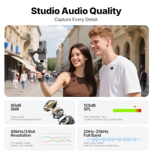 Detalle 2 de MAONO Wave T5, micrófono inalámbrico de solapa USB-C, 48 kHz/24 bits