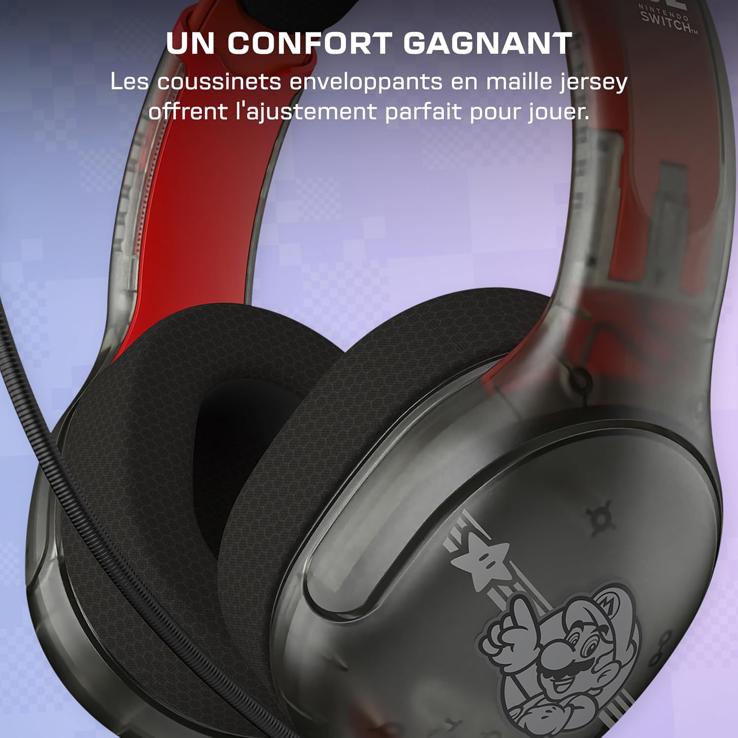 Thumbnail 6 de Turtle Beach Airlite Fit Mario Star – Casque Gaming Filaire pour Nintendo Switch (licence officielle)