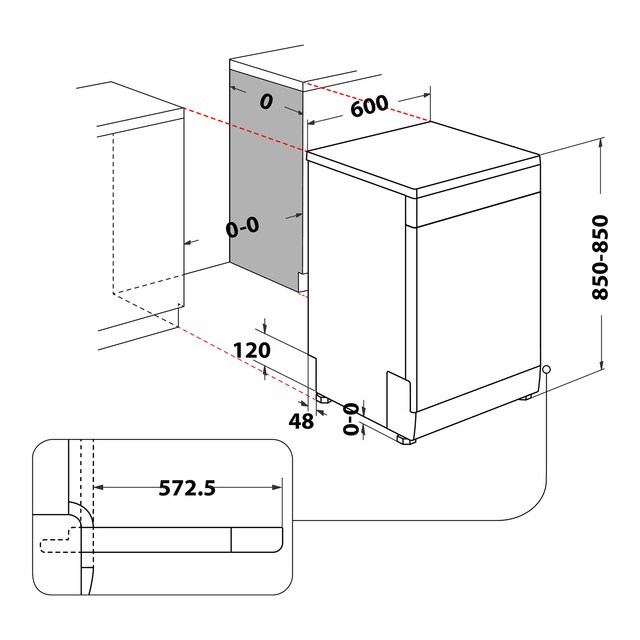 Thumbnail 1 de Whirlpool Lavavajillas 14 Servicios, 60 cm - WFC 3C34 🚰