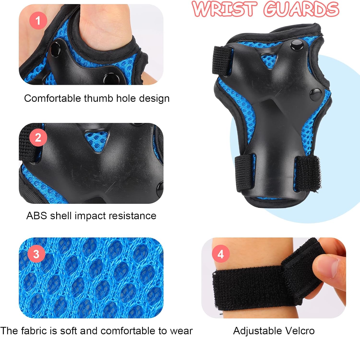 Thumbnail 3 de Bursunly Knieschoner und Protektoren Set – 6-in-1