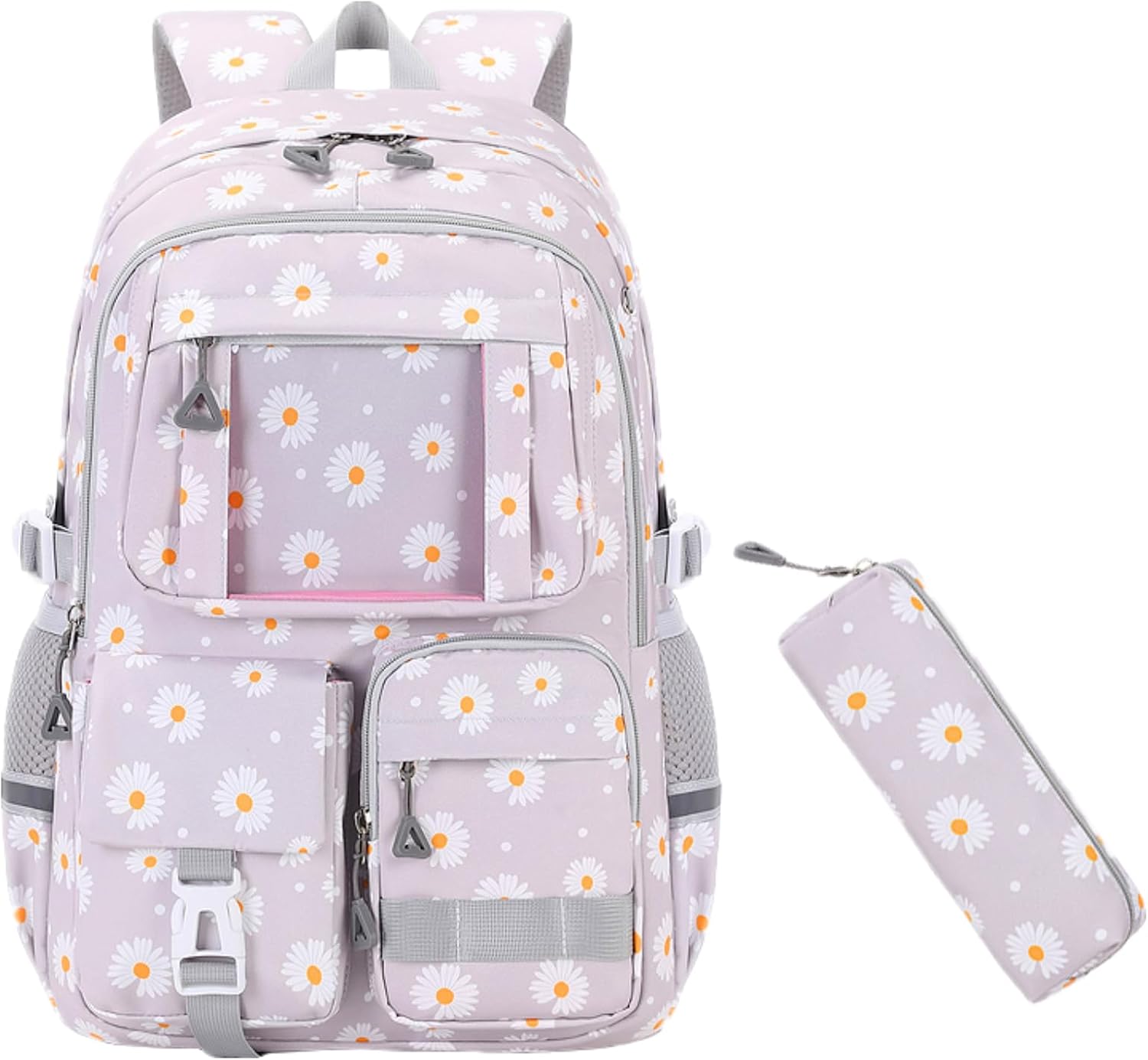 Detalle de VIDOSCLA Girls Backpack – Elementary School Bag for Kids