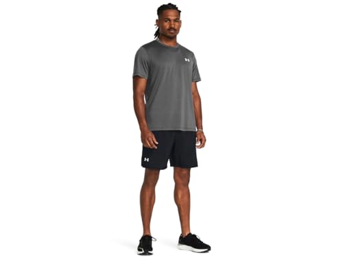Thumbnail 5 de Under Armour Men's Launch 7'' Shorts Black/White/Reflective - Taglia XXL