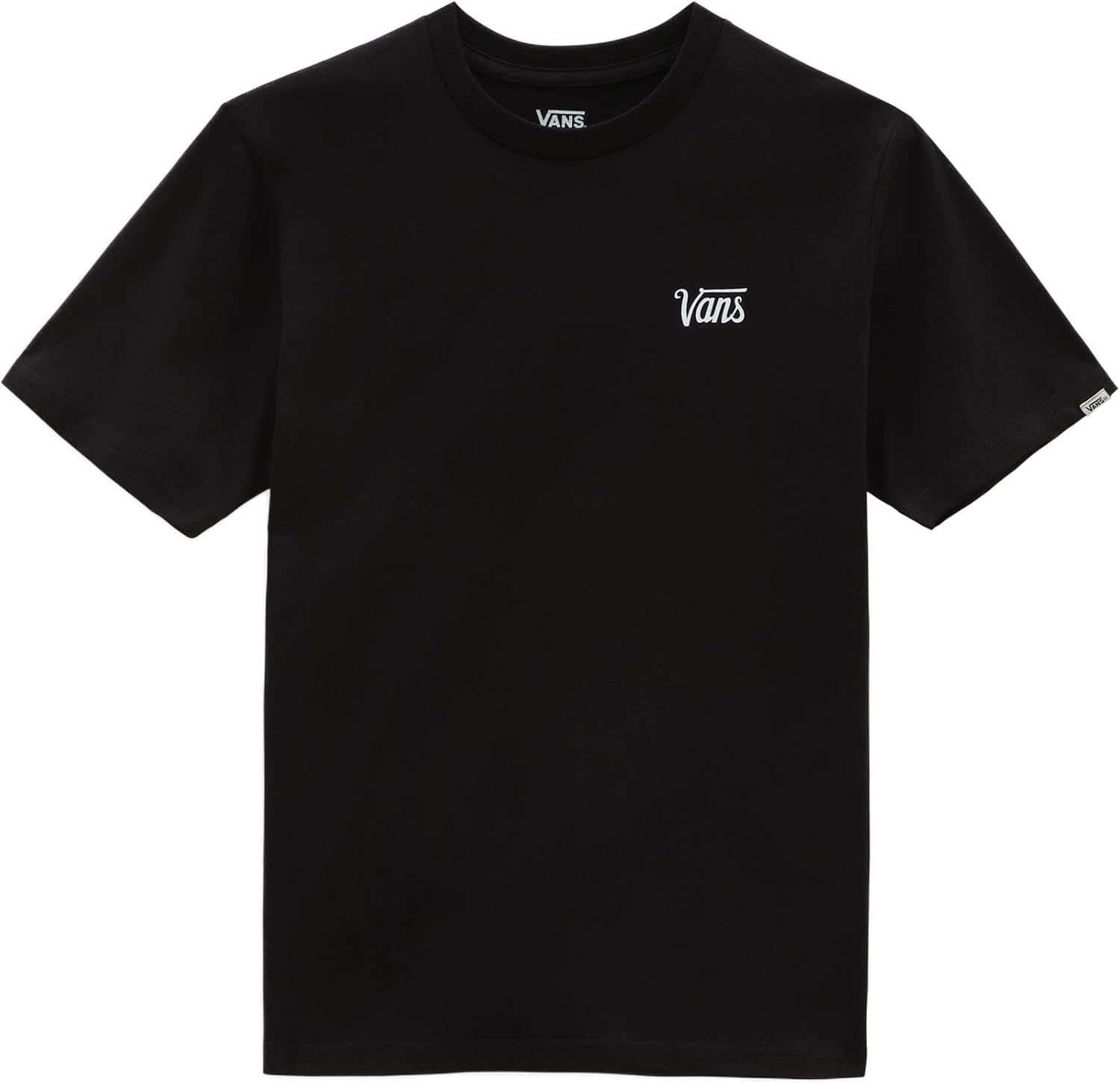 Detalle de Vans Uomo T-Shirt con Logo sul Petto Sinistro - Black, 100% cotone