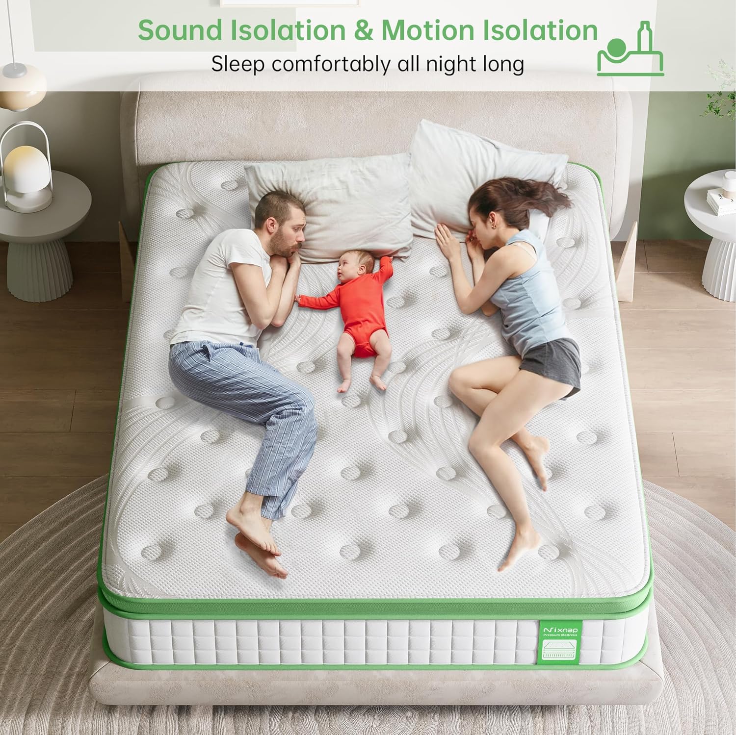 Thumbnail 5 de NIXNAP King Mattress 5ft Hybrid