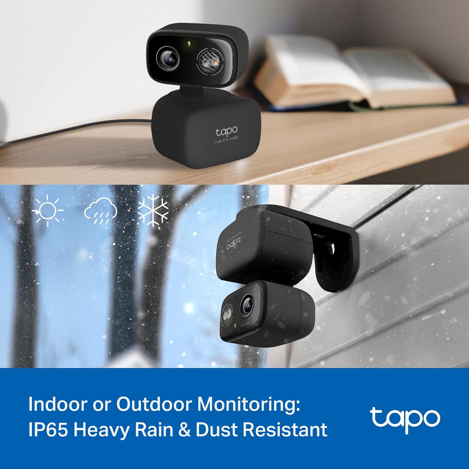 Detalle 2 de Tapo 2K Pan/Tilt Security Camera 360°