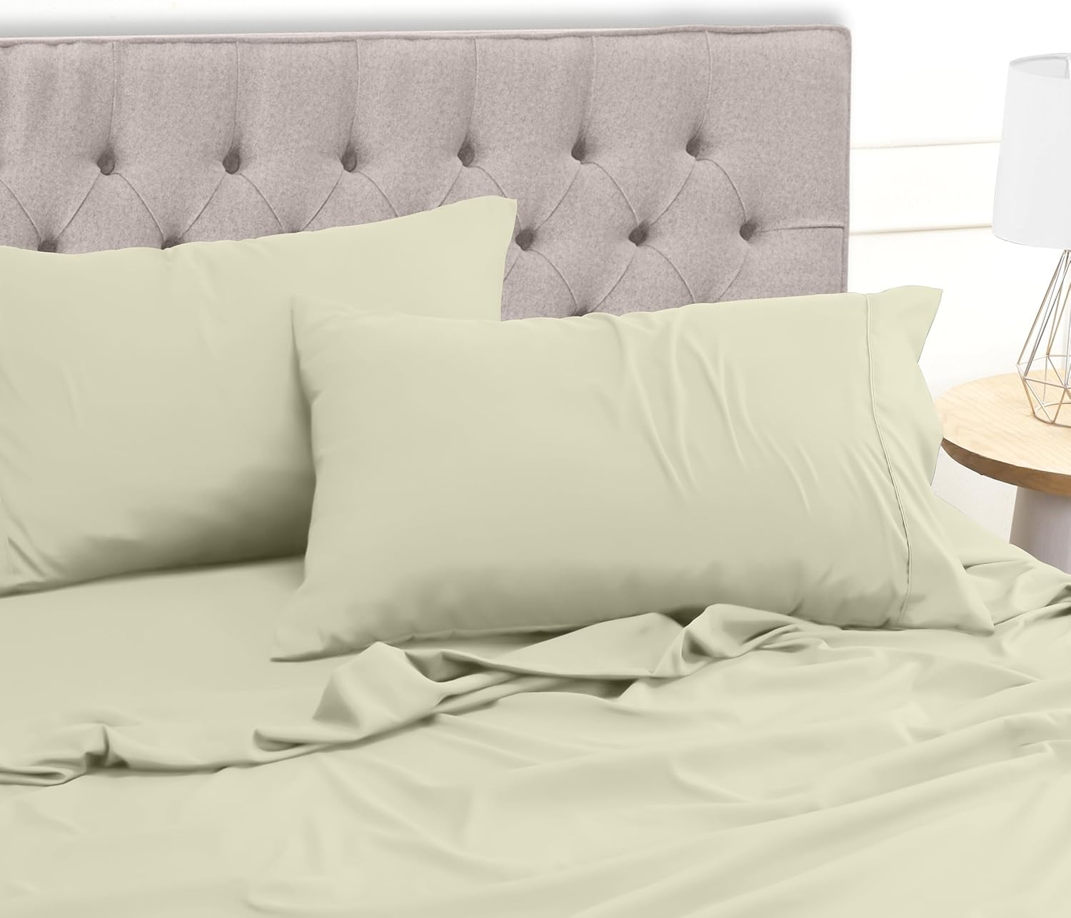 Thumbnail 5 de Utopia Bedding Sábanas 4 Piezas 150x200 Marfil