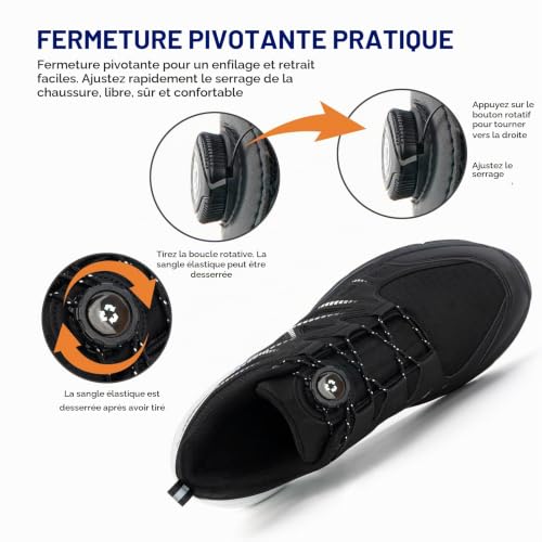 Detalle 2 de Hitmars chaussures de sport homme taille 43