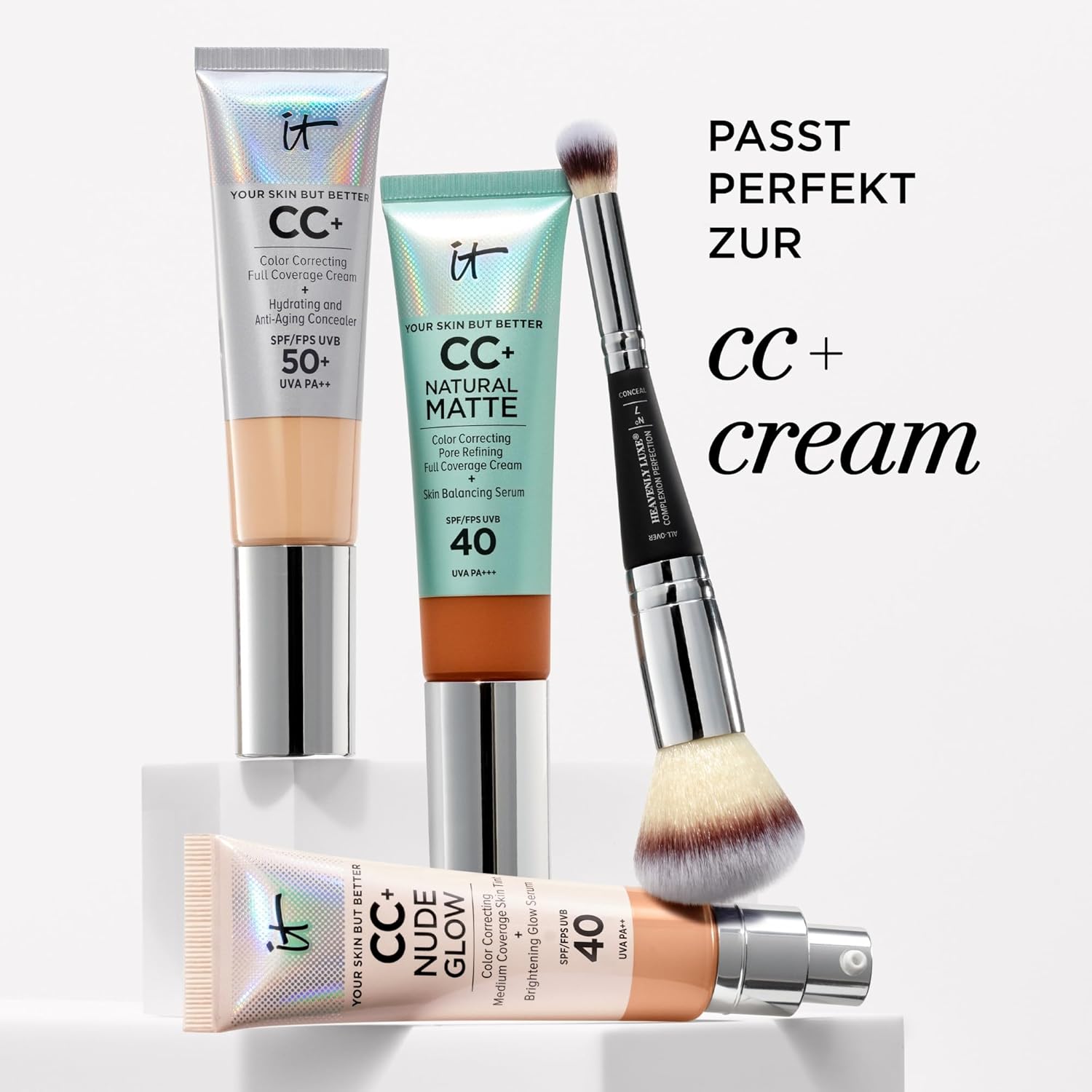 Thumbnail 6 de Heavenly Luxe Make-up Brush von IT Cosmetics – hygienischer, veganer Pinsel für ein Airbrush-Finish