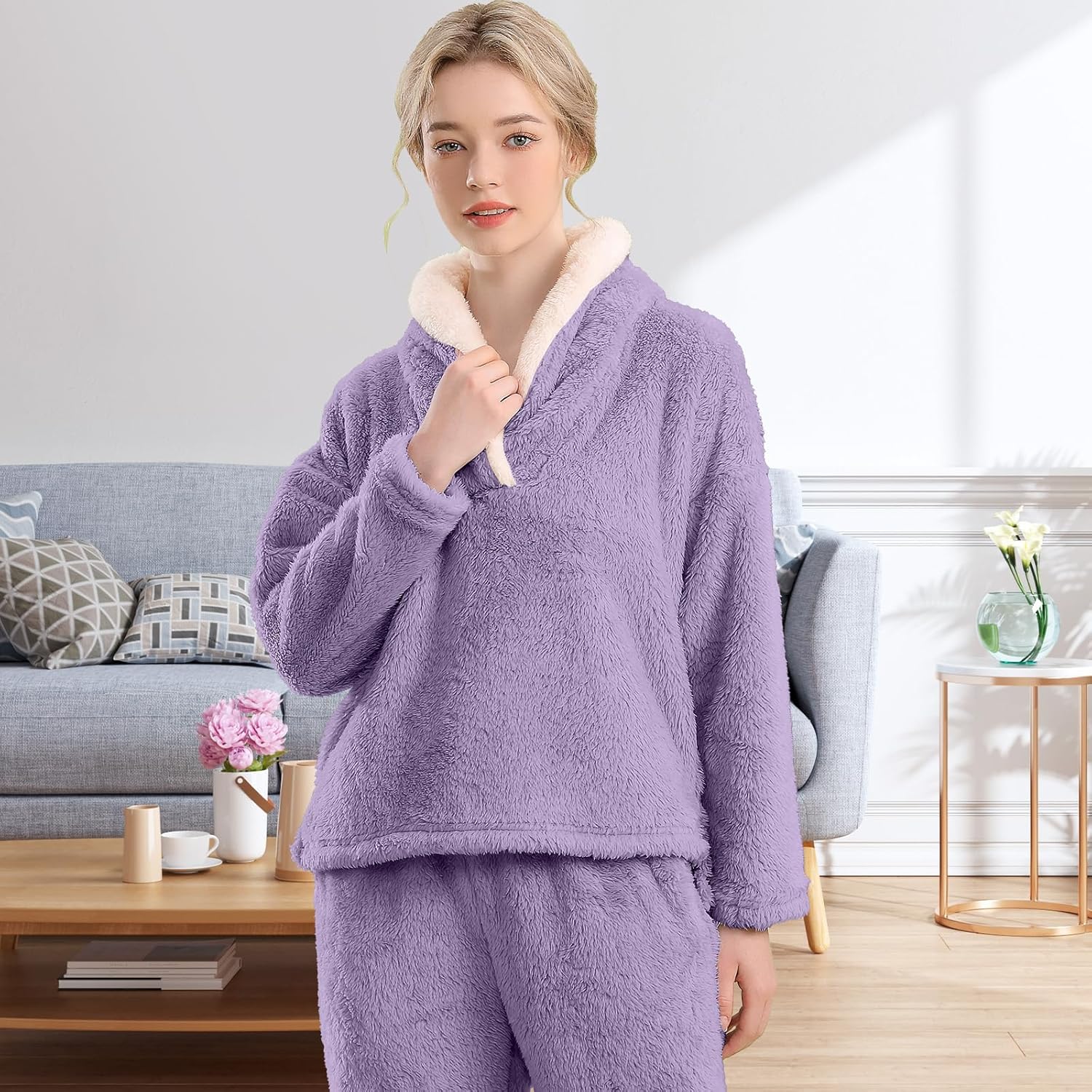 Detalle de BOSECETA Fluffy Pajamas Set