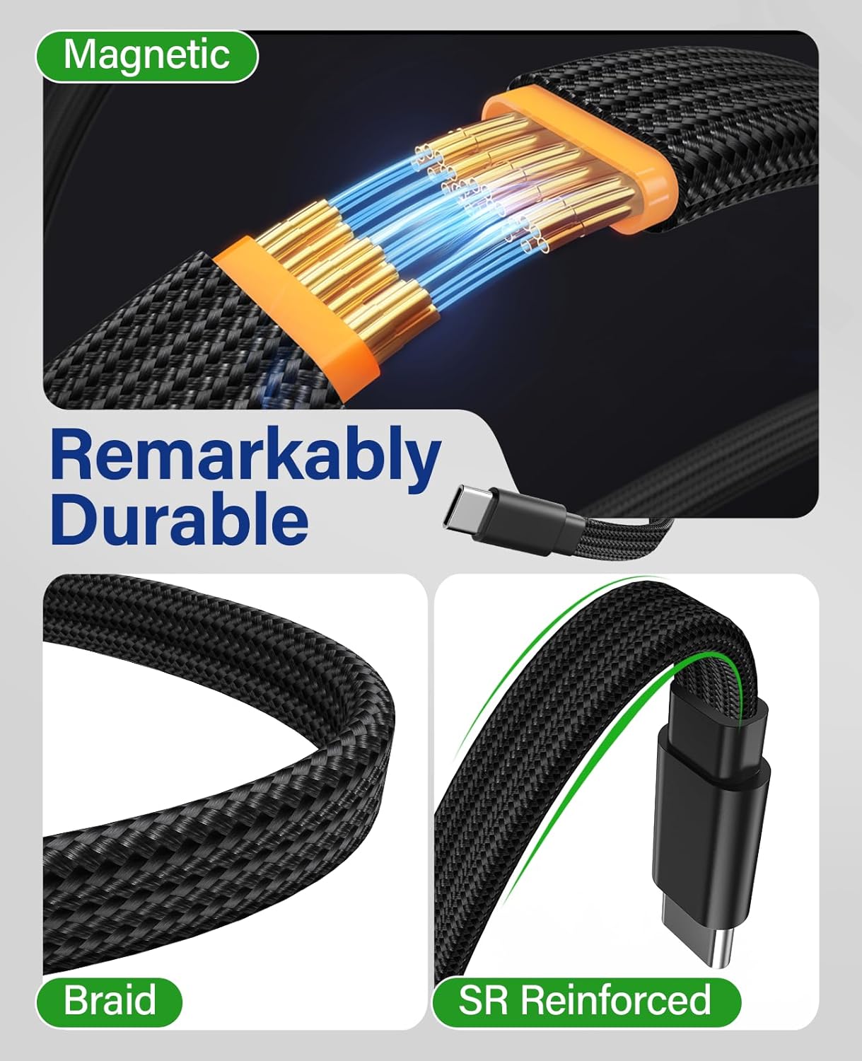 Thumbnail 4 de Magtame Cavo magnetico USB A–C 1 m