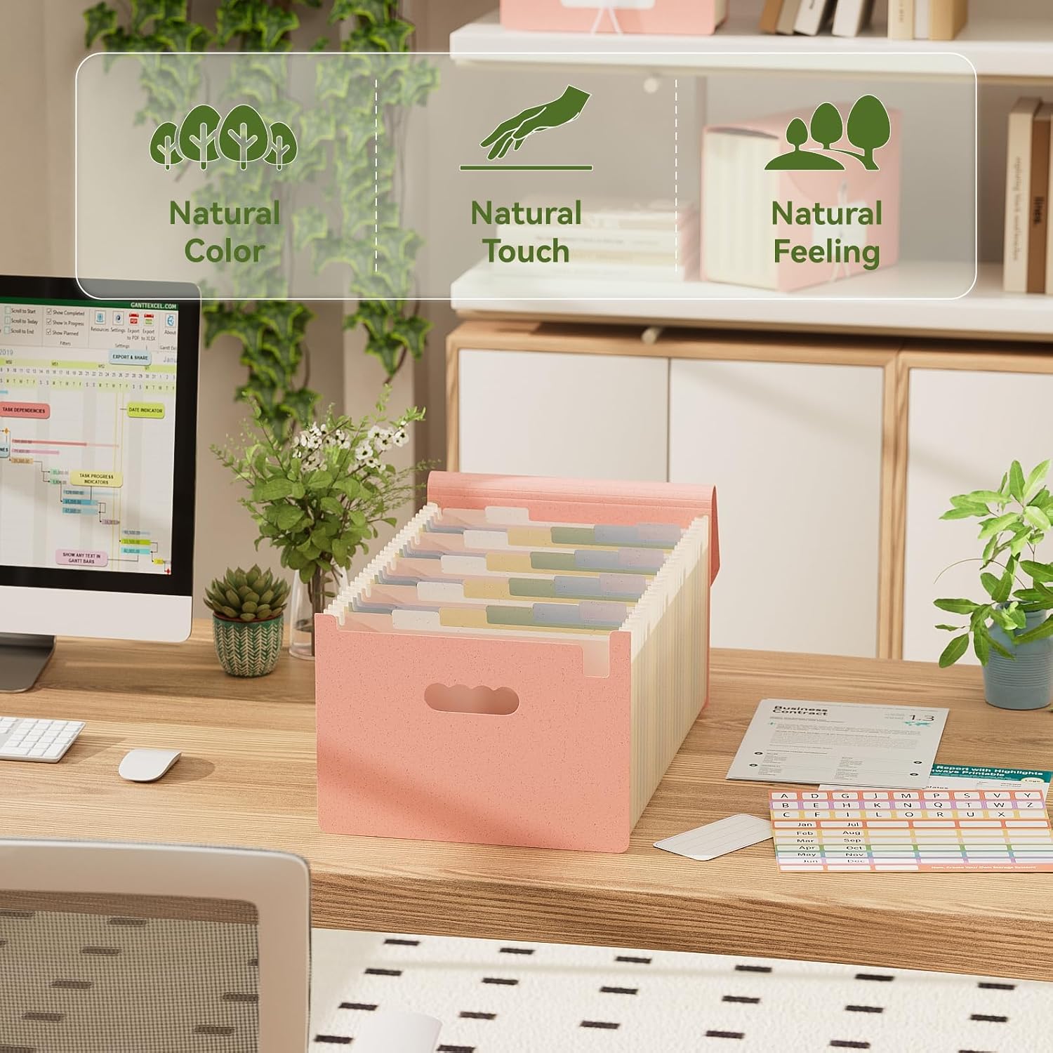 Detalle de EcoStash Accordion File Organiser A4 26 pockets