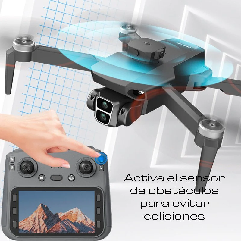 Thumbnail 3 de Voltrock L106-1, dron con cámara ajustable 90° y GPS para vuelo con apoyo de estabilidad