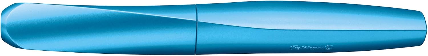 Thumbnail 3 de Pelikan Twist Tintenroller für Rechts- und Linkshänder in Frosted Blue – mit kleiner Tintenpatrone