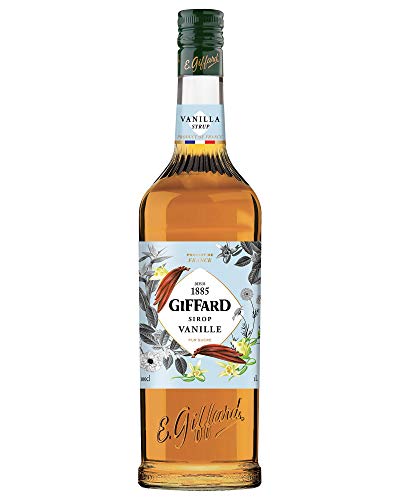 Detalle de Giffard Sirop Vanille 1 L – sirop aromatisé pour boissons, desserts et pâtisserie
