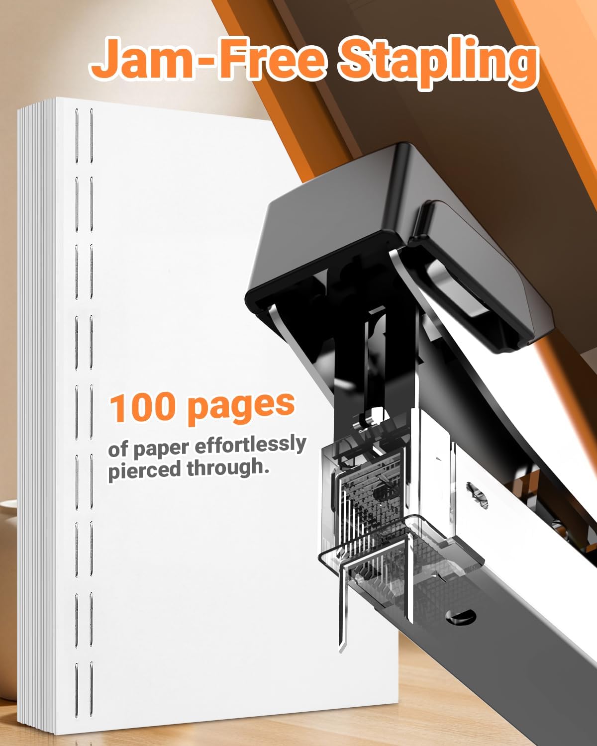 Detalle 1 de AFMAT Heavy-Duty Stapler ES18