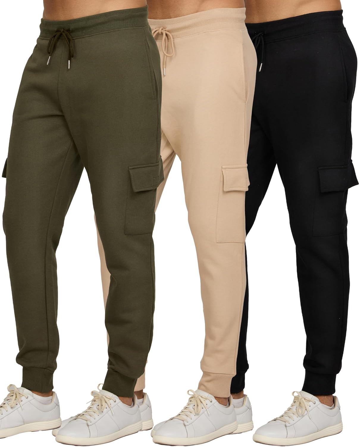 Thumbnail 1 de PURE CHAMP Mens 3 Pack Jogger Sweatpants