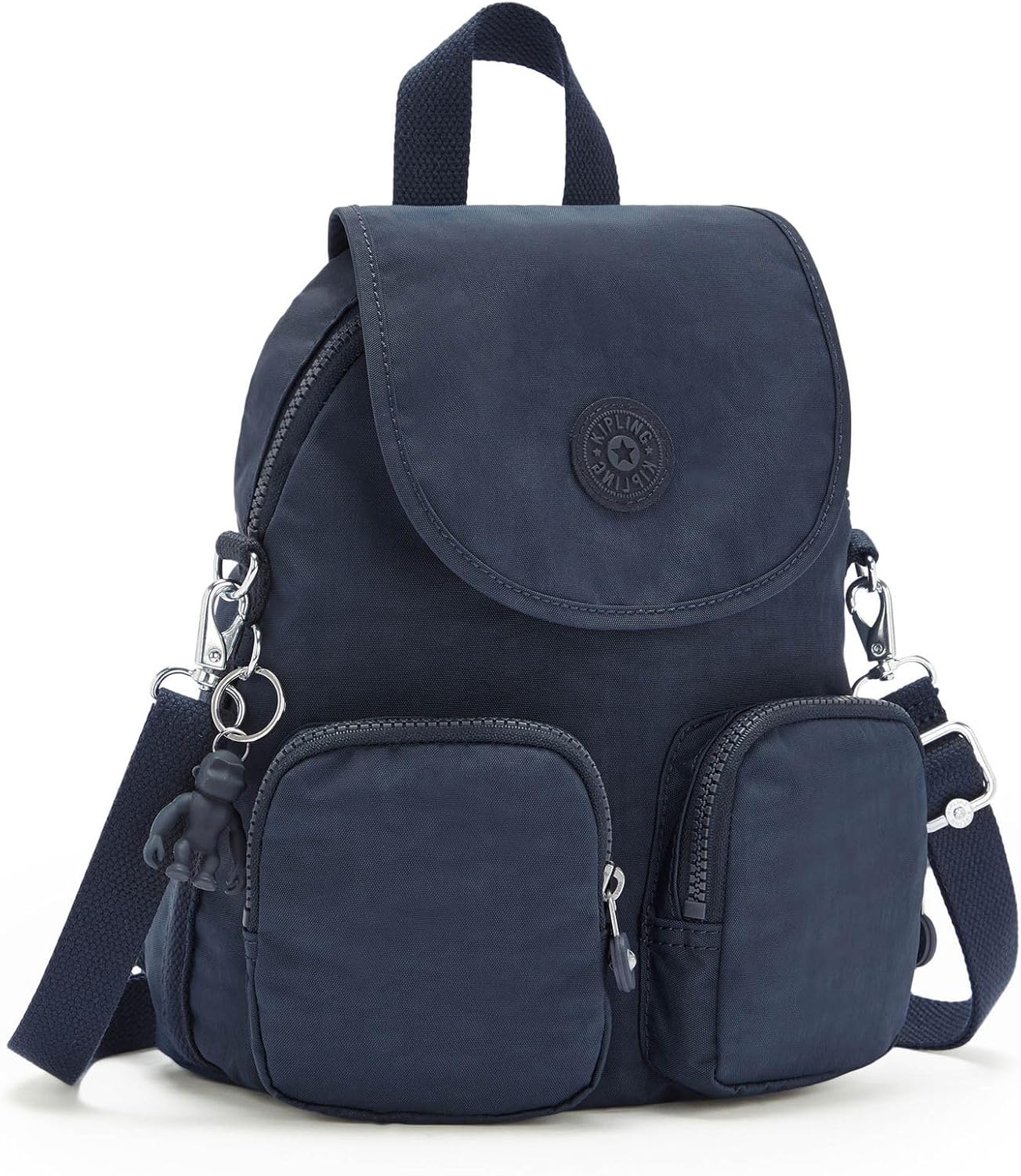 Detalle de Kipling FIREFLY UP Kleiner Rucksack – kompakt, wasserabweisend und mit Kipling-Affe