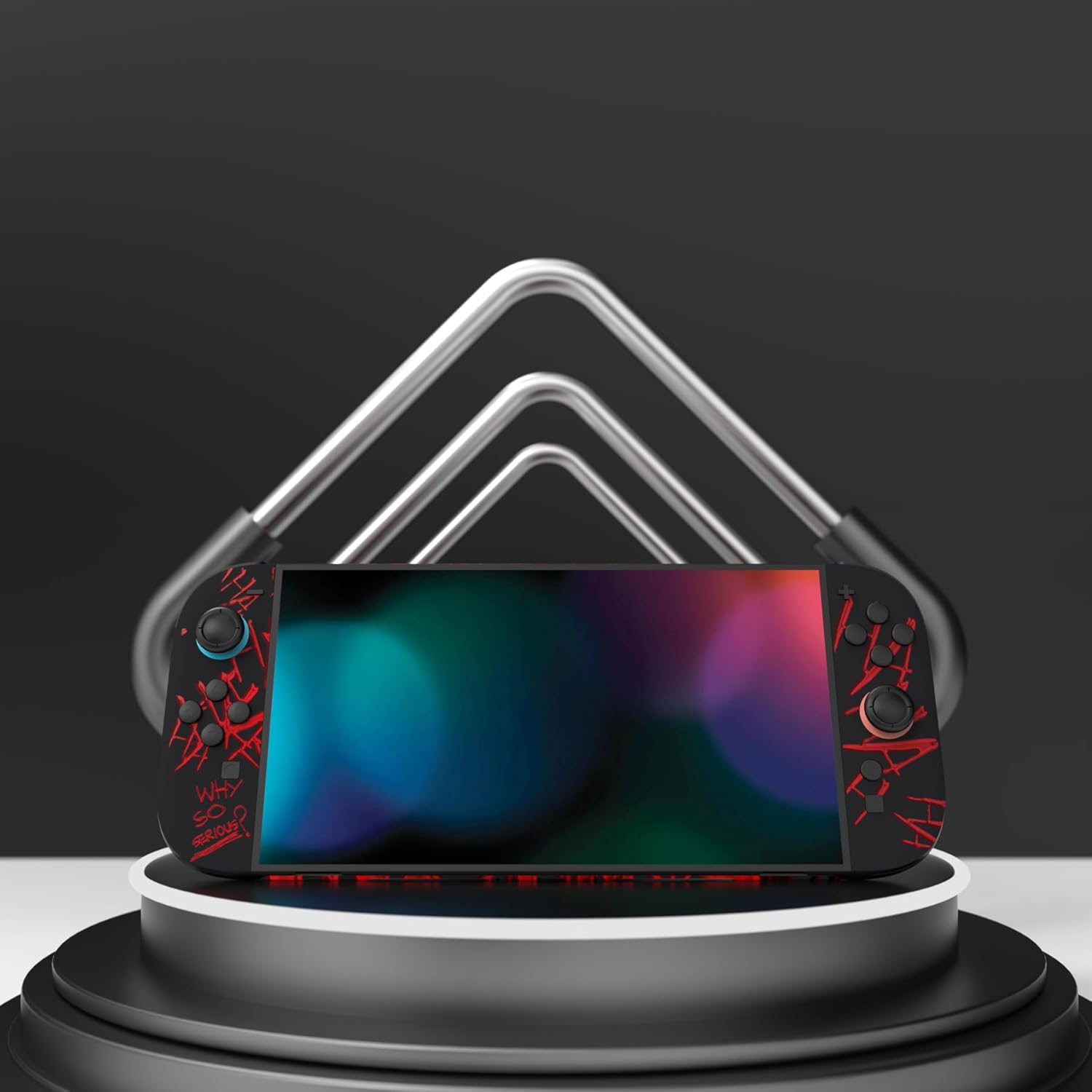 Thumbnail 5 de PlayVital Full Set Protective Skins for Nintendo Switch 2 Console & Joycon – Clown Hahaha vinyl decal wrap