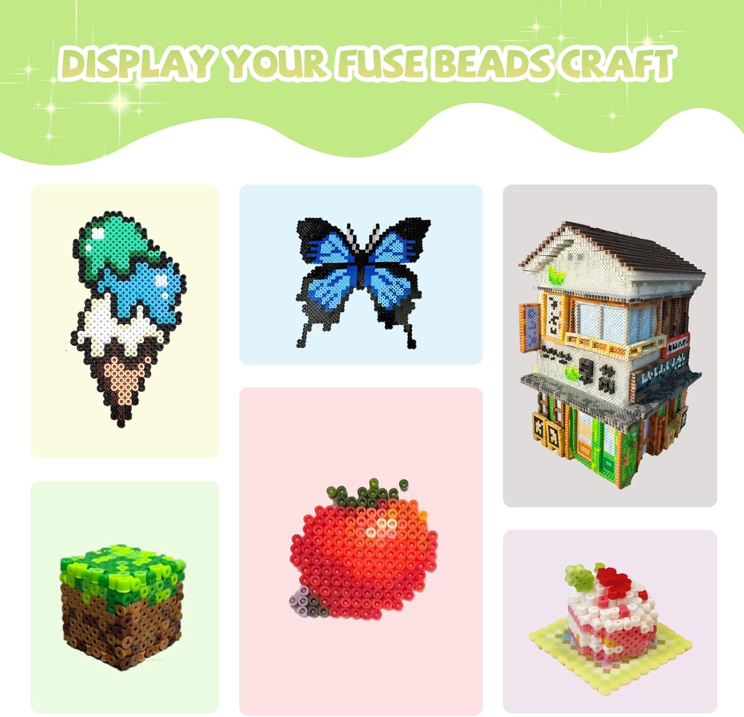 Thumbnail 6 de Set 4300 perline da stirare 5 mm, 24 colori 🎨