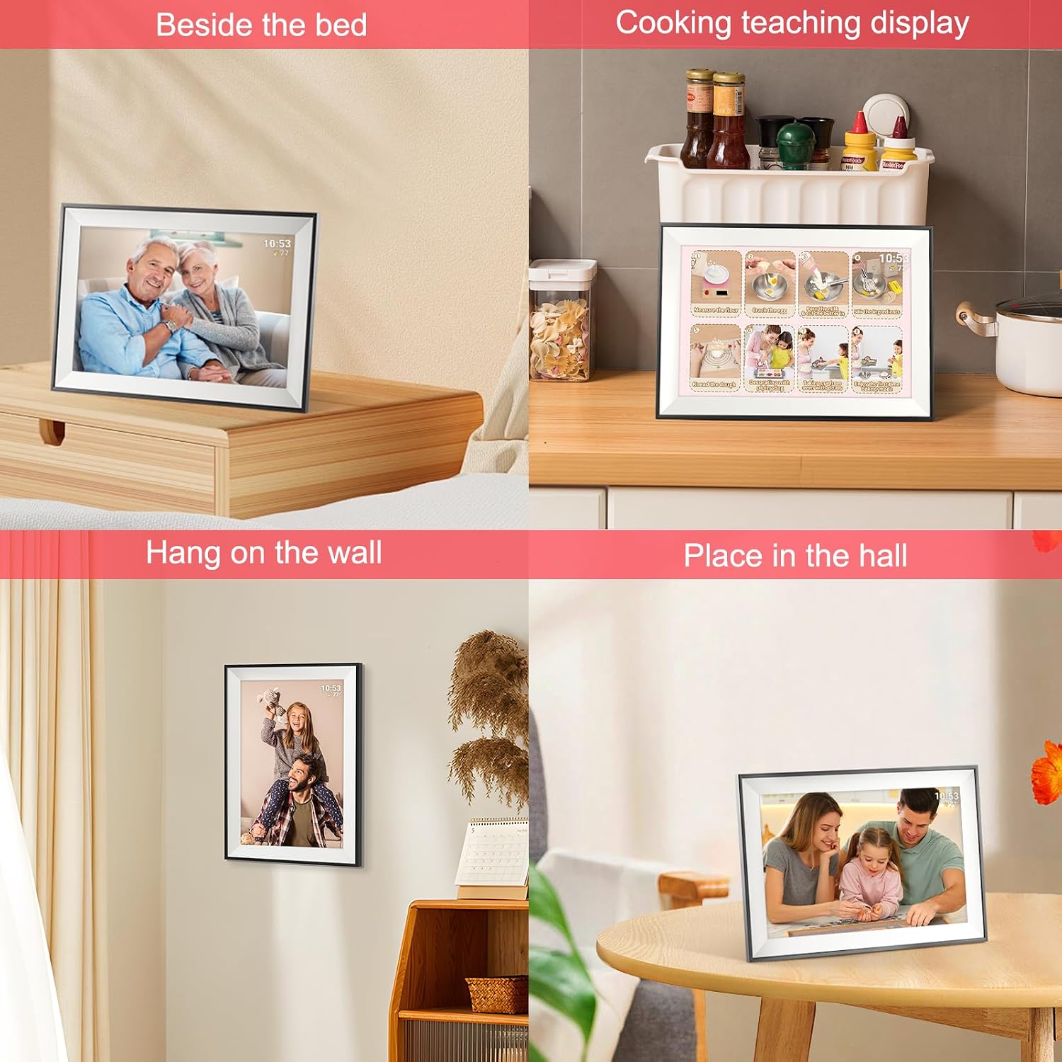 Thumbnail 5 de Hesmor Frameo 10.1 Inch Digital Photo Frame