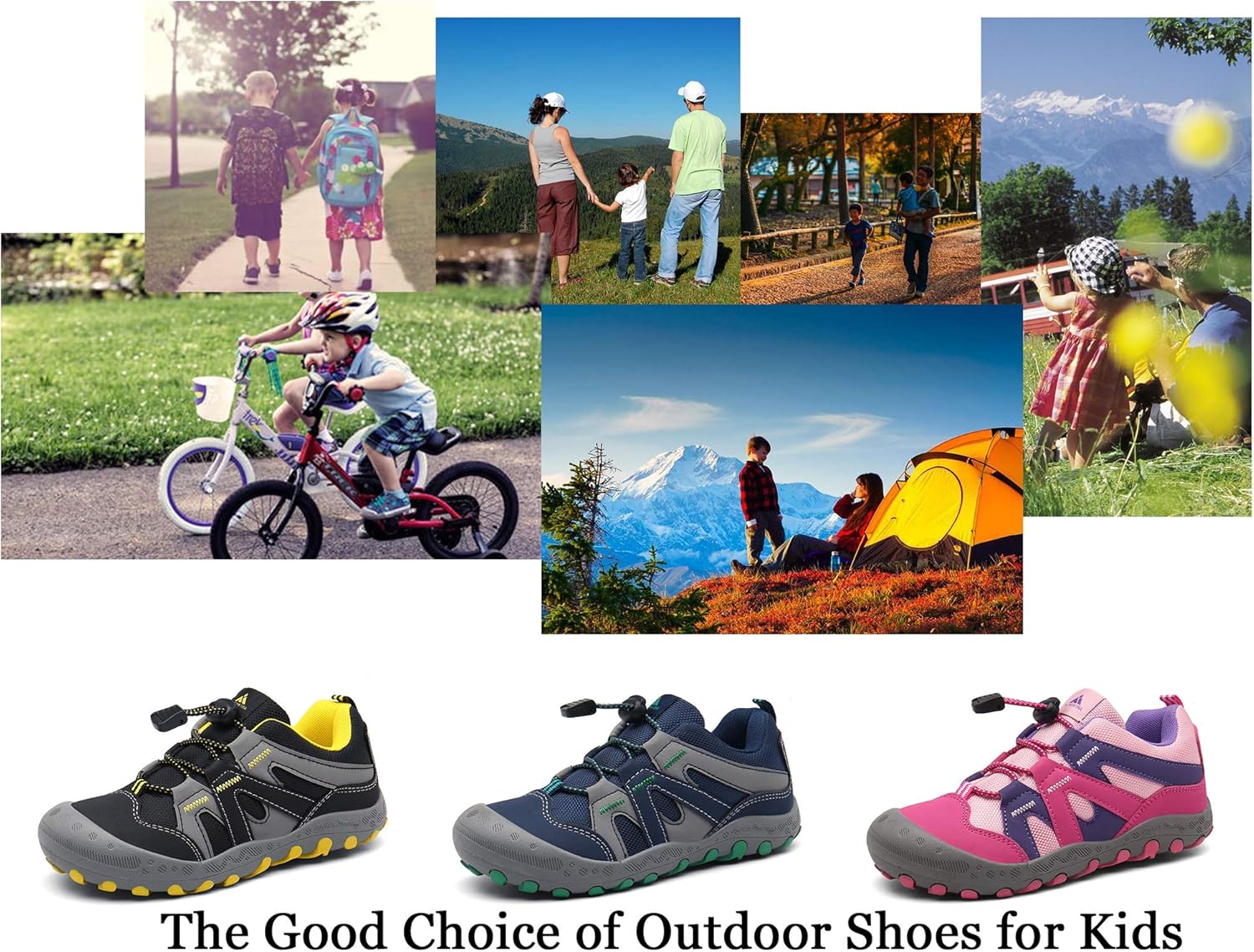 Thumbnail 6 de Mishansha Kids Hiking Boots for Toddler Boys & Girls — Water-Resistant, Anti-Collision, Non-Slip Outdoor Sneakers