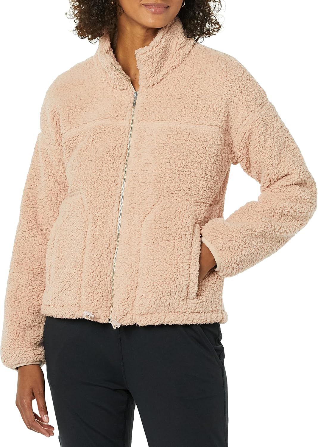 Thumbnail 6 de Amazon Essentials Damen Sherpa-Fleecejacke mit Reißverschluss und Stehkragen – normale Passform für Alltag & Winter-Lagen