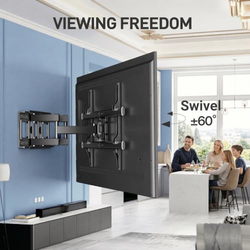Thumbnail 2 de PERLESMITH Soporte TV de pared para 37–85 pulgadas, soporta hasta 60 kg