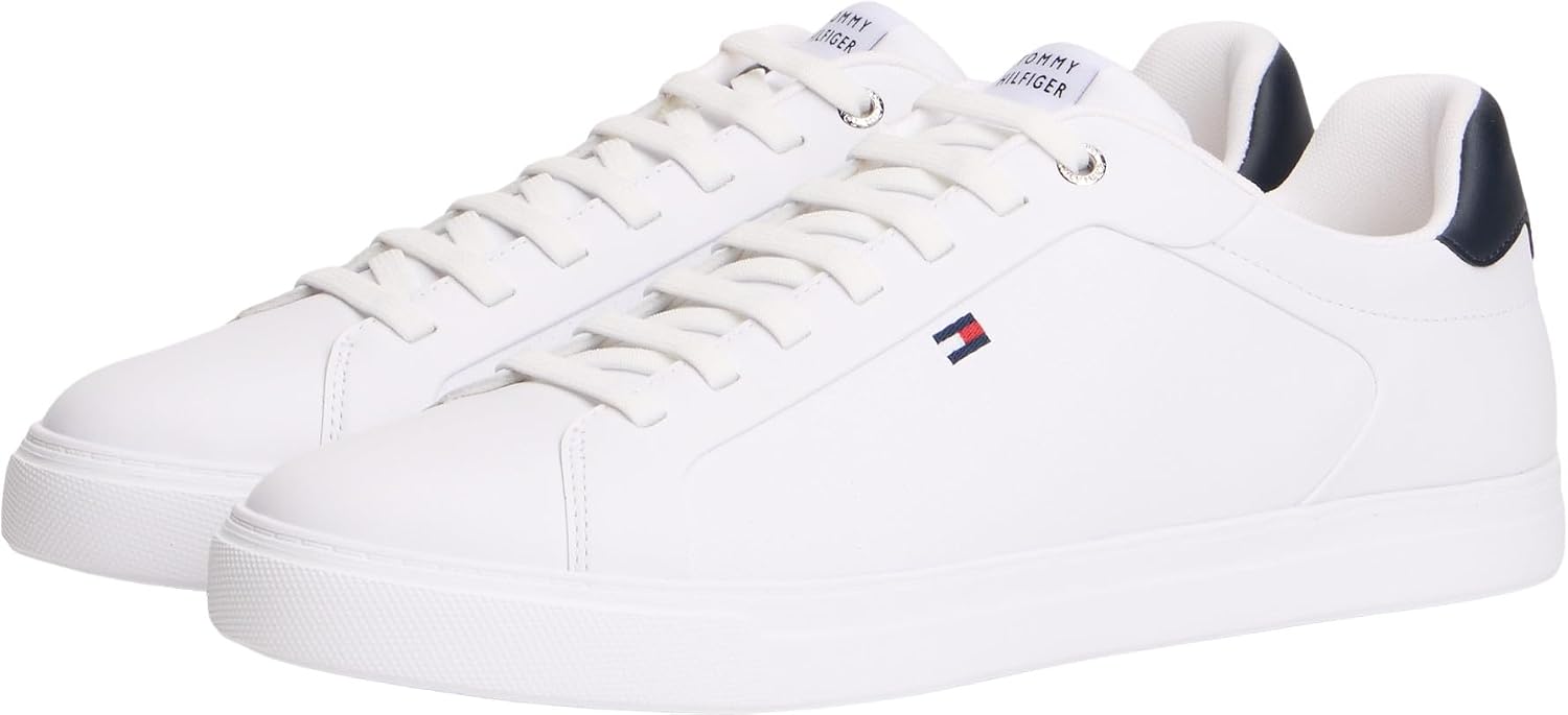 Detalle de Tommy Hilfiger Icon Court Low Top Leather Trainers