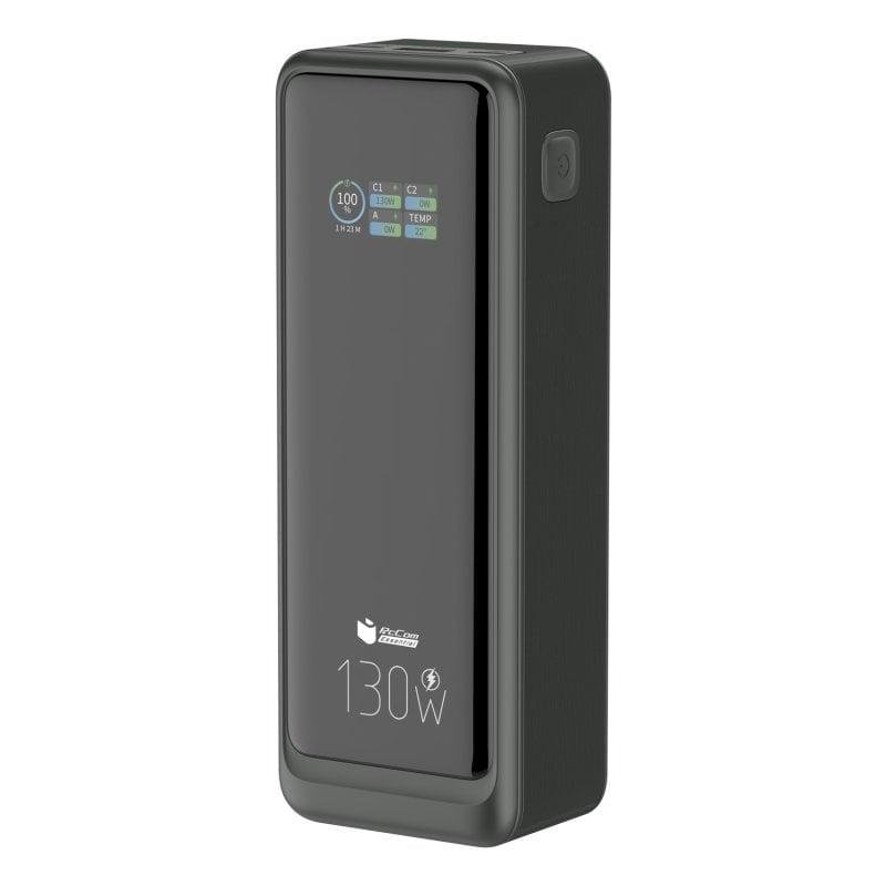 Detalle de PcCom Essential Powerbank 20.000mAh PD 130W – Carga ultrarrápida y pantalla digital