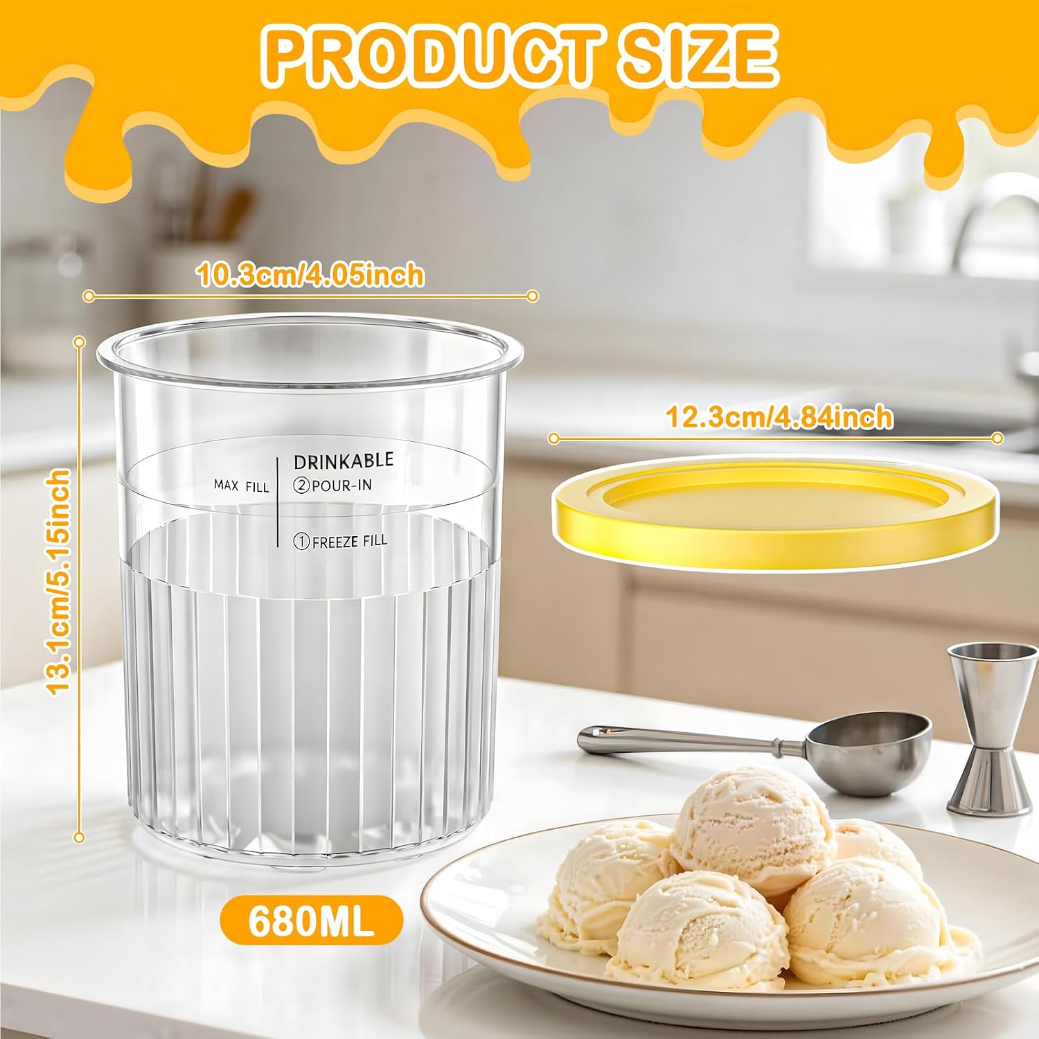 Detalle 2 de Kssvzz Behälter NC500 24oz Set 🍨