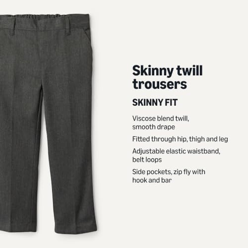 Detalle de Amazon Essentials Boys' School Uniform Trousers (2-Pack) – Grey, 10-11 Years