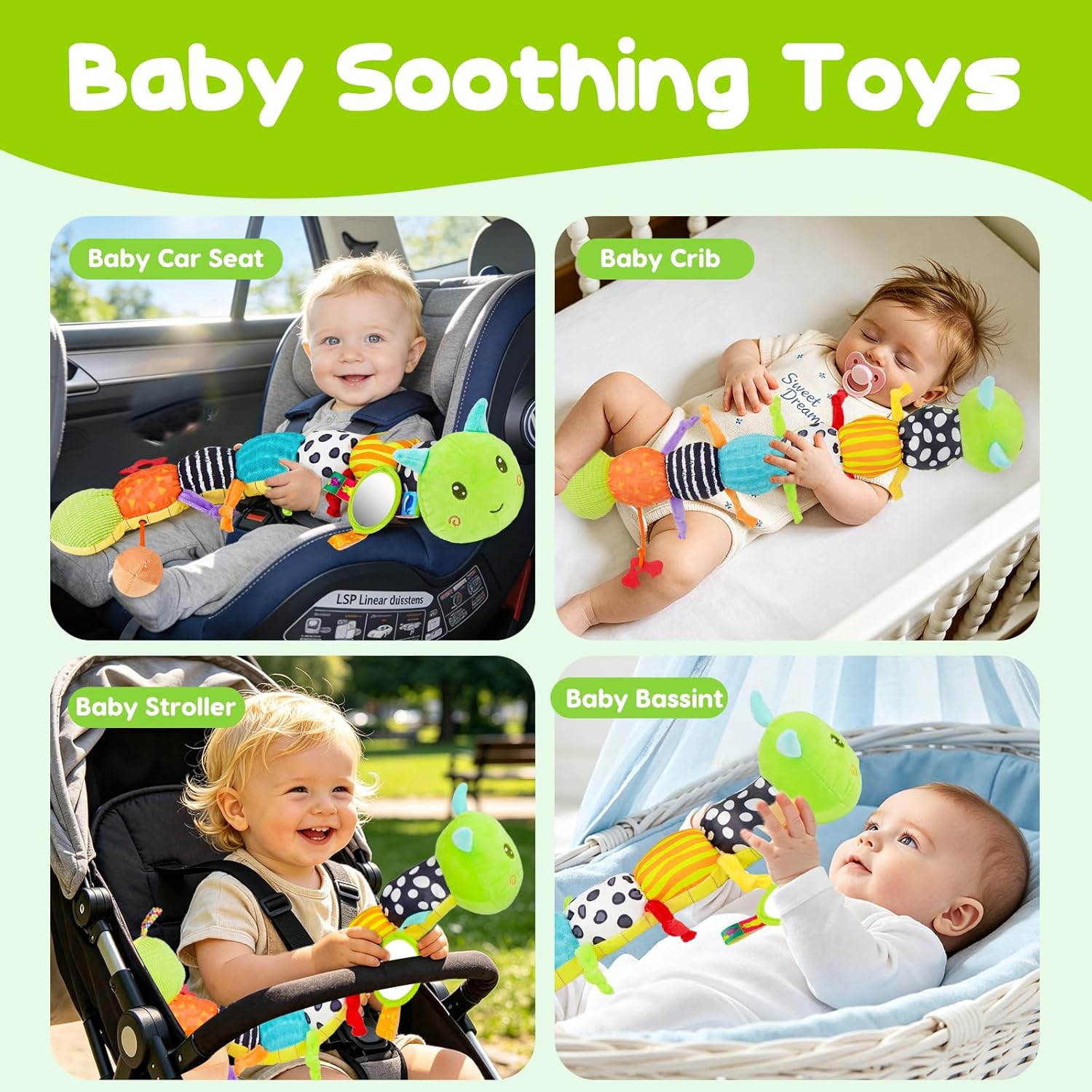 Thumbnail 4 de Baby Sensory Caterpillar Toy 20-inch