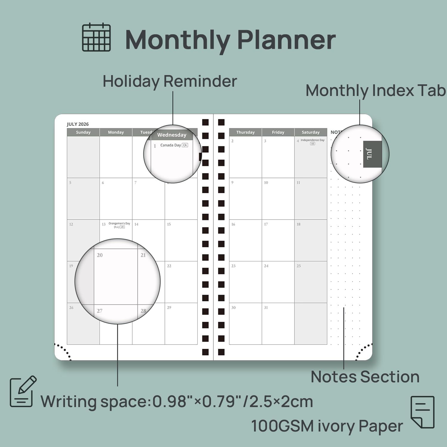 Thumbnail 3 de POPRUN Pocket Planner 2026–2027