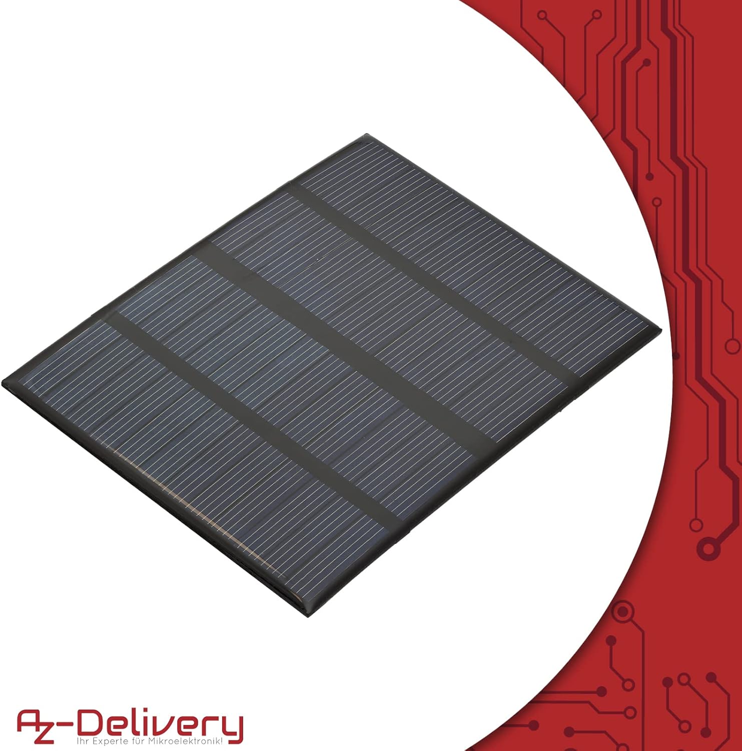 Thumbnail 3 de Lot de 3 mini panneaux solaires AZDelivery en polycristallin 5 V 1,5 W (compactes et portables)