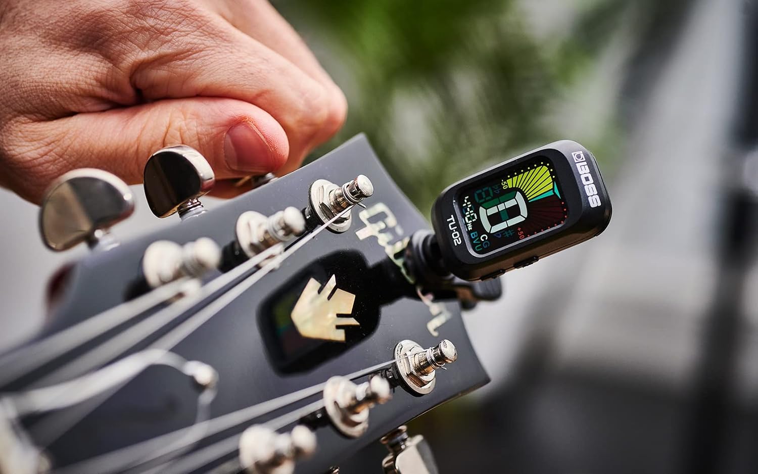 Detalle de BOSS clip-on tuner TU-02