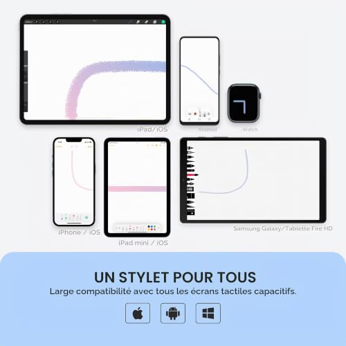 Detalle 2 de OASO stylet capacitif universel à pointe disque avec capuchon magnétique