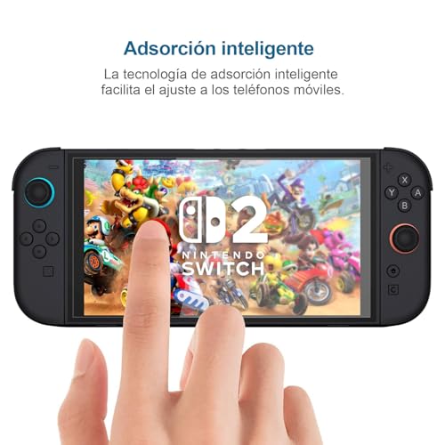 Thumbnail 3 de NEW'C Protector de Pantalla de Vidrio Templado para Nintendo Switch 2 — 3 Piezas, 0.33 mm, 9H