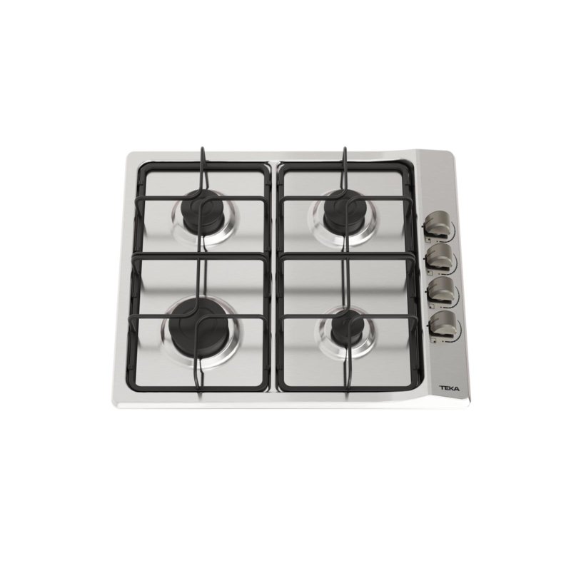 Detalle 2 de Placa de gas Teka E/60.3 40 – Acero inoxidable, 60 cm, 4 fuegos