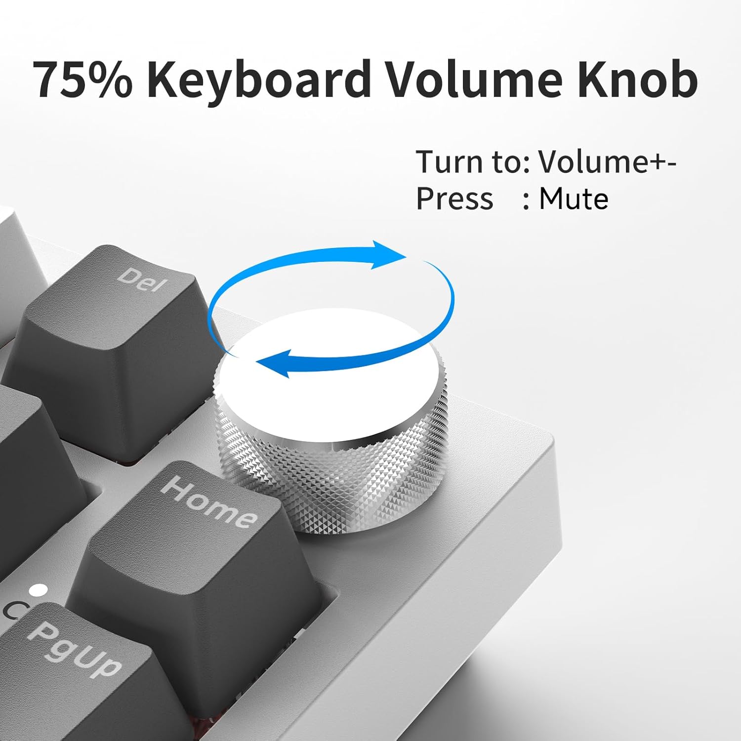Thumbnail 5 de AJAZZ AK820 75% mechanische Tastatur mit Lautstärkeregler ⌨