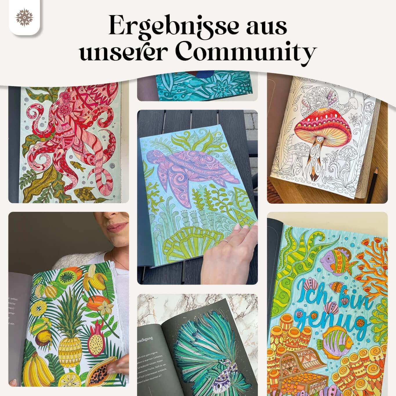Thumbnail 5 de Lebenskompass Malbuch 100 Motive Entspannung 📘
