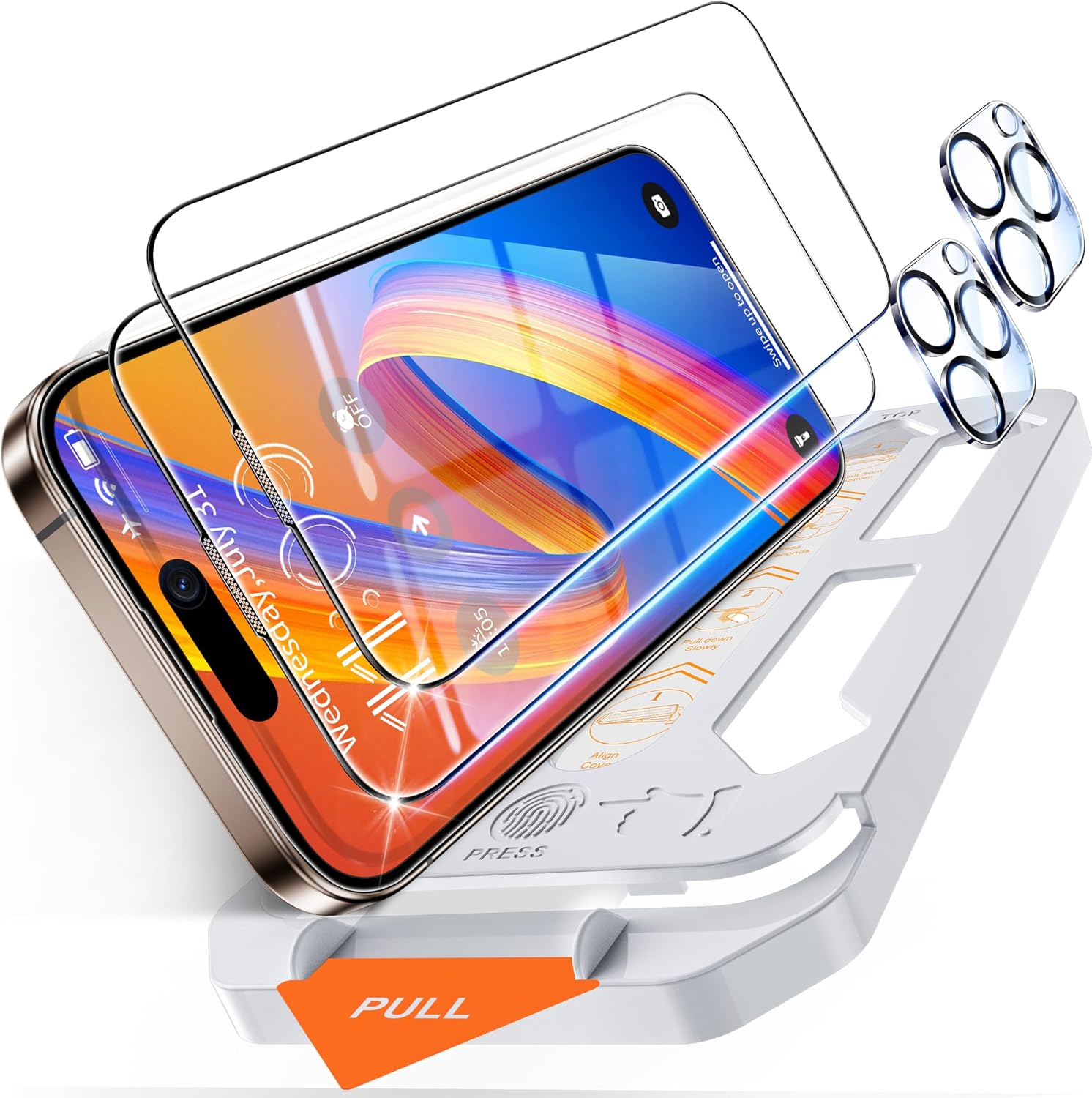 Detalle de Tentoki Screen Protector iPhone 16 Pro 6.3in