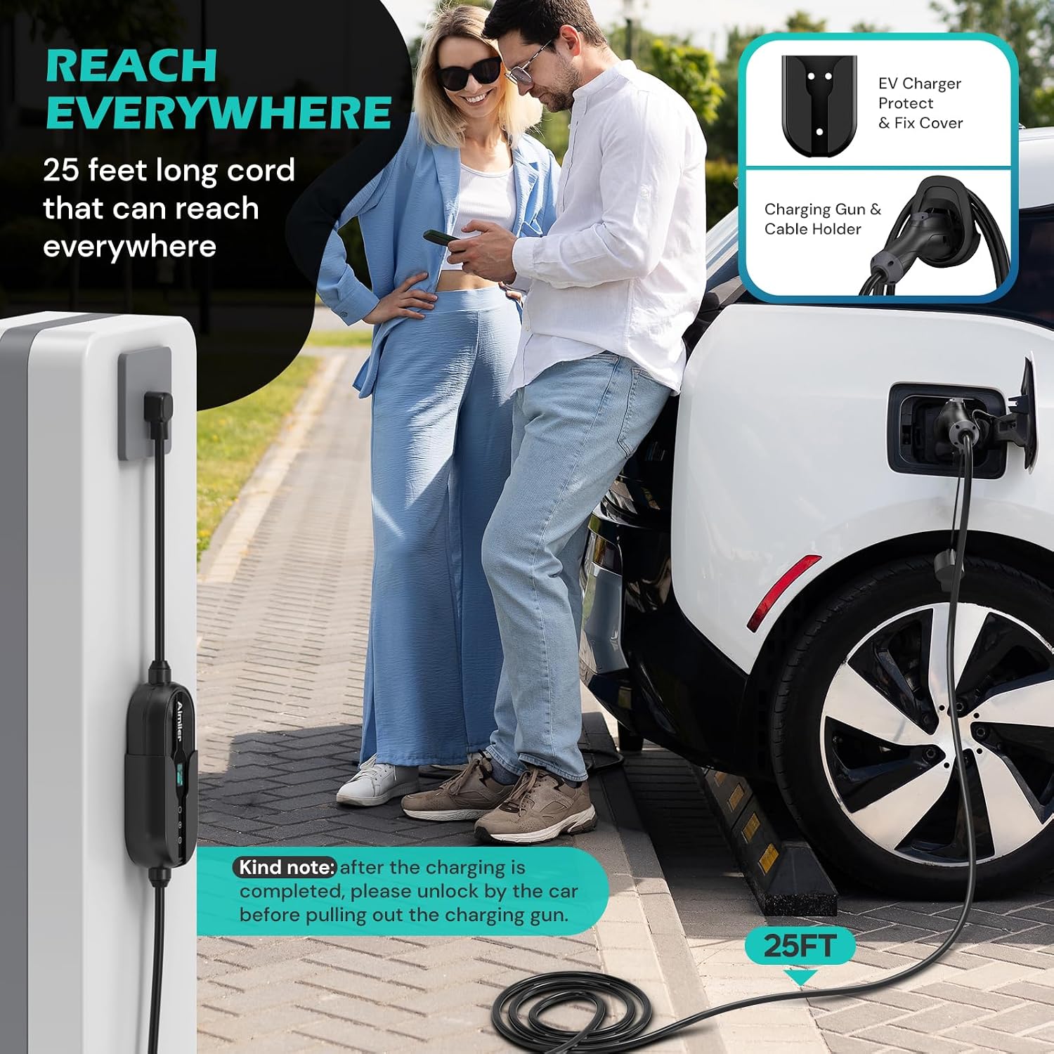Thumbnail 5 de AIMILER Level 2 EV Charger 32A